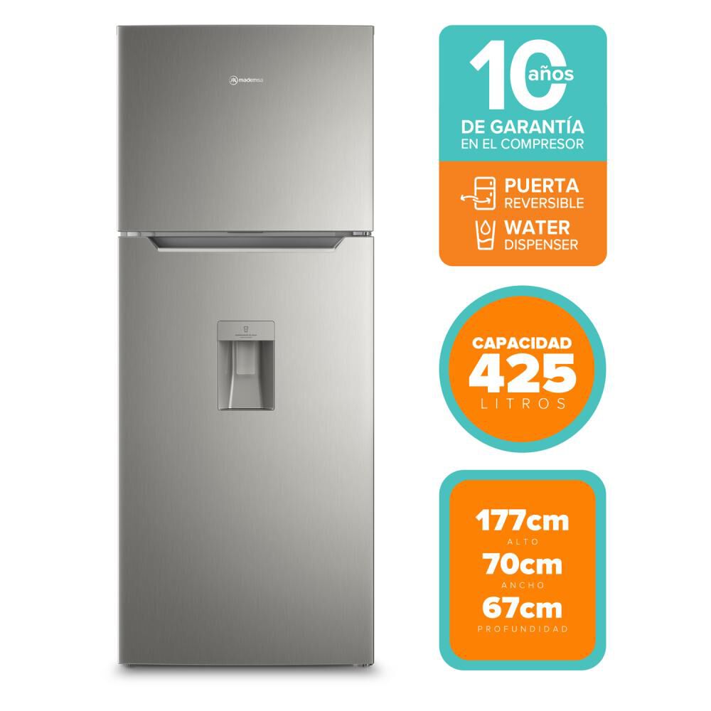 Refrigerador Top Freezer Mademsa Altus 1430W / No Frost / 425 Litros / A+ image number 0.0