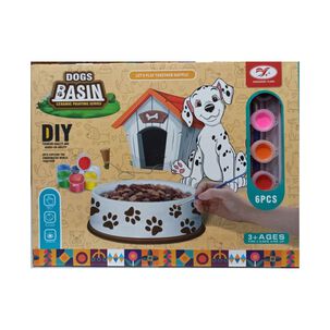 Set 6 Piezas Cuenco De Ceramica Para Pintar Creatividad Niño