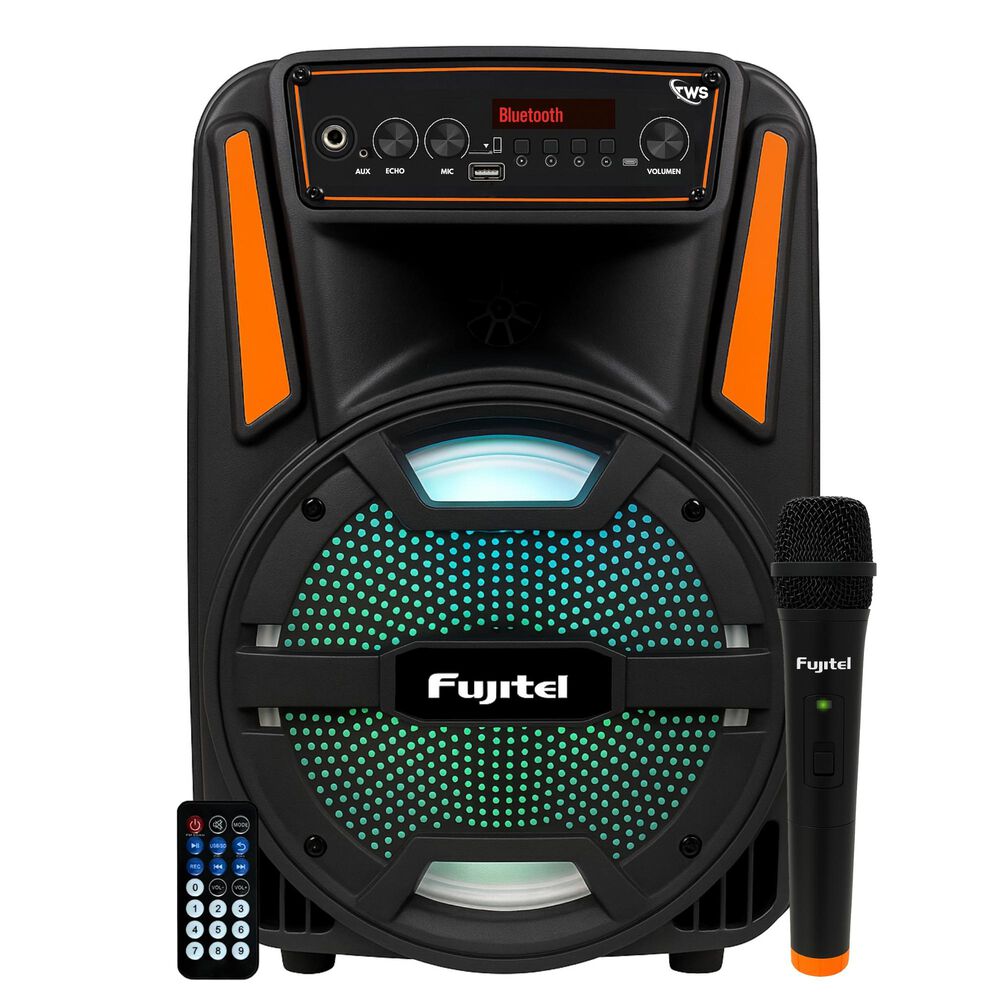 Parlante Karaoke Con Micr&oacute;fono Inal&aacute;mbrico Fujitel Bt8l1new image number 9.0