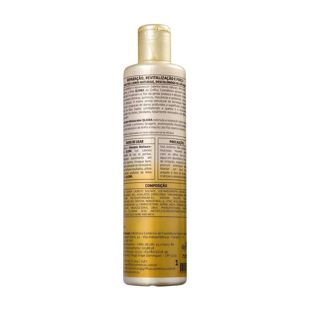 Shampoo Q Loira Restaurador 300ml Griffus image number 1.0