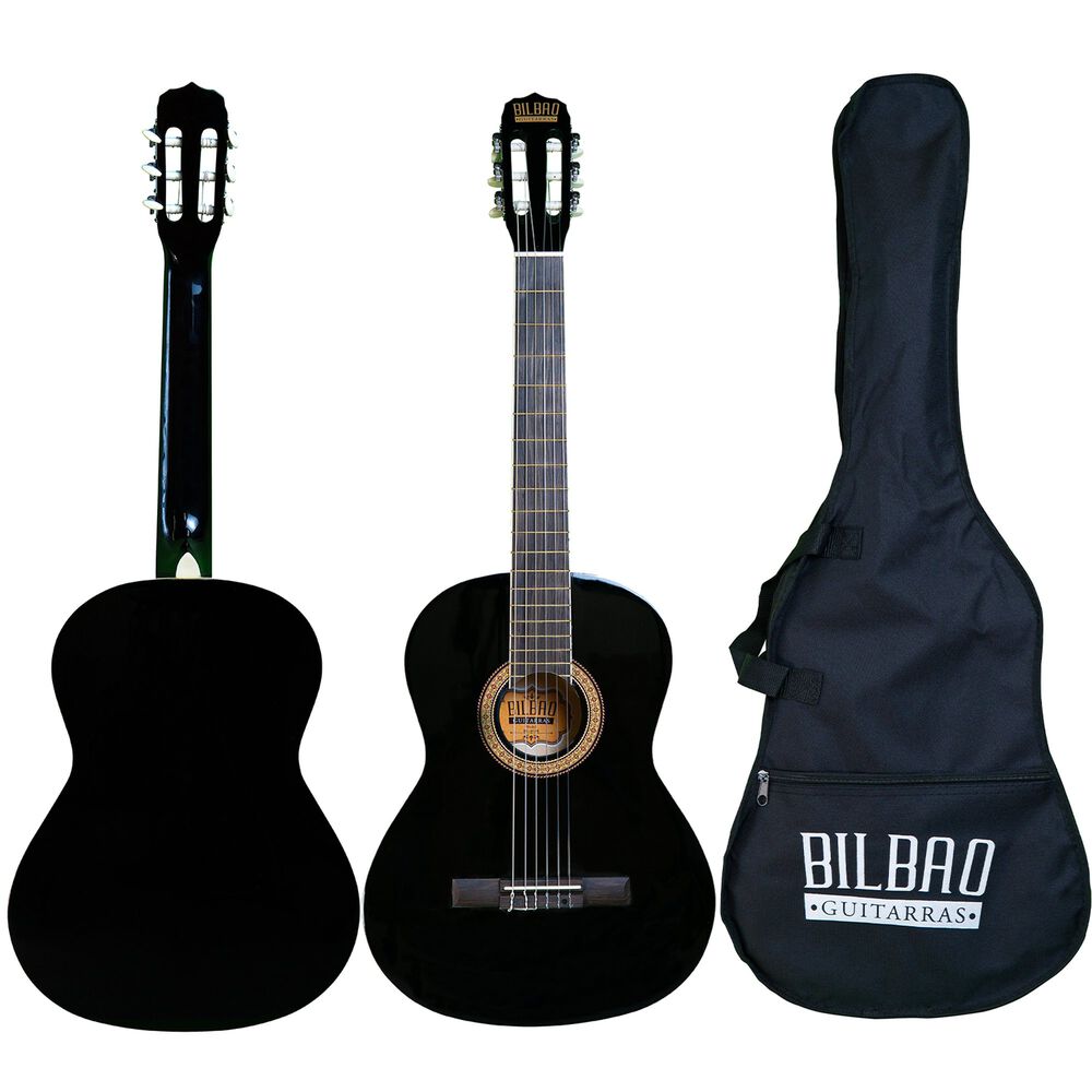 Guitarra Cl&aacute;sica Bilbao Bil-44-bk + Funda image number 0.0