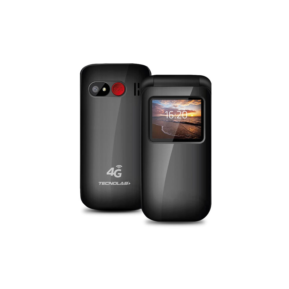 Celular Senior Adulto Mayor 4g Almeja Negro - Ps image number 0.0