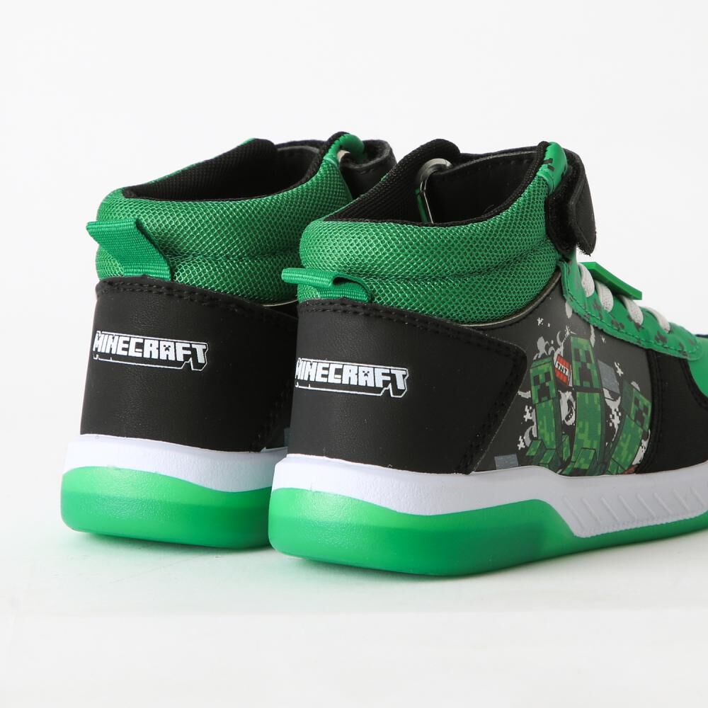 Zapatilla Infantil Con Luces Minecraft image number 2.0