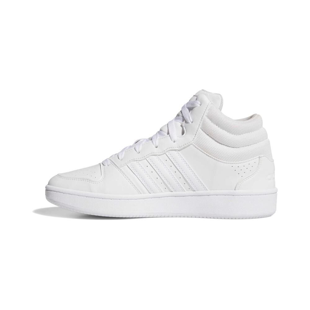 Zapatilla Basketball Unisex Adidas Hoops Mid Classic Blanco image number 2.0