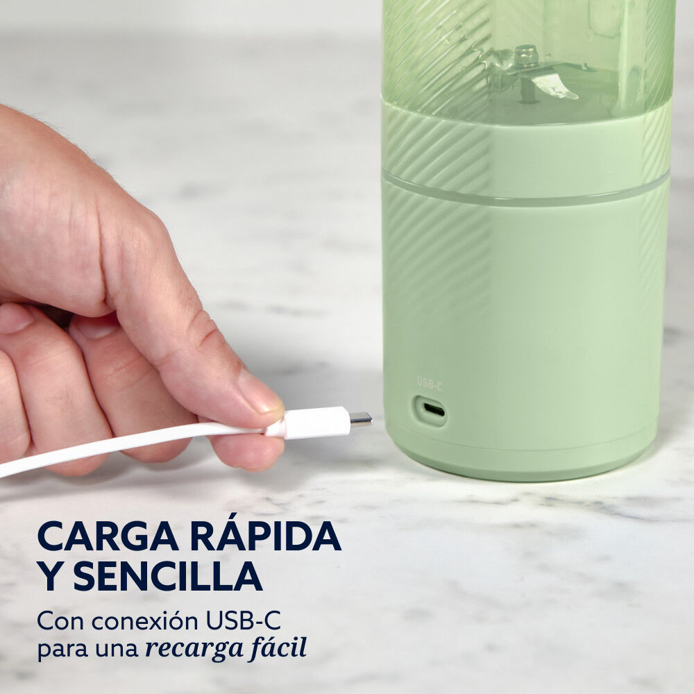 Licuadora Oster Portátil 590 Ml Recargable Verde Blstgfpm20 image number 5.0