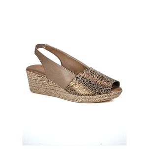 Sandalia Cuero Susanne Beige Cobre
