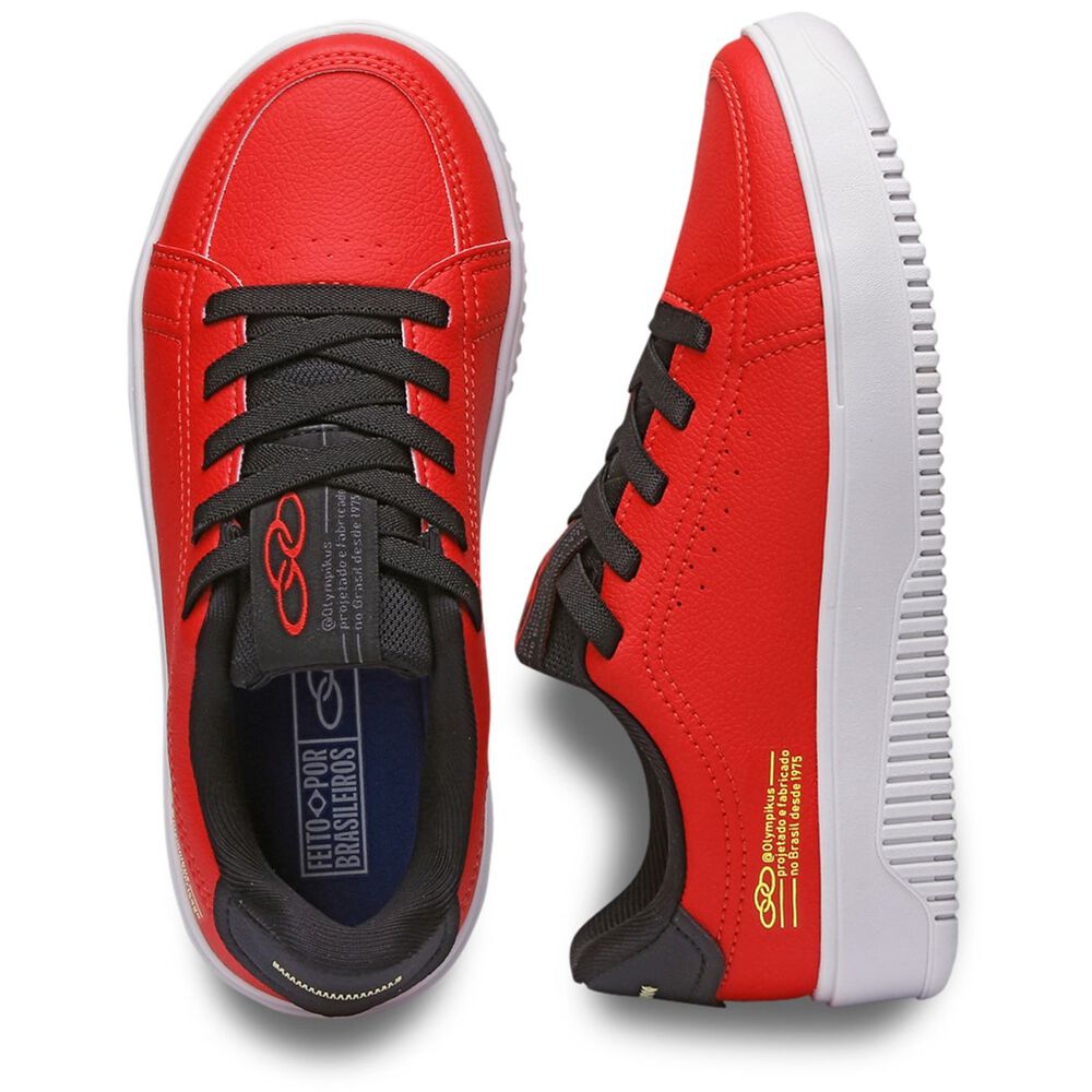 Zapatilla Adolescentes Eros Infantil Rojo image number 2.0
