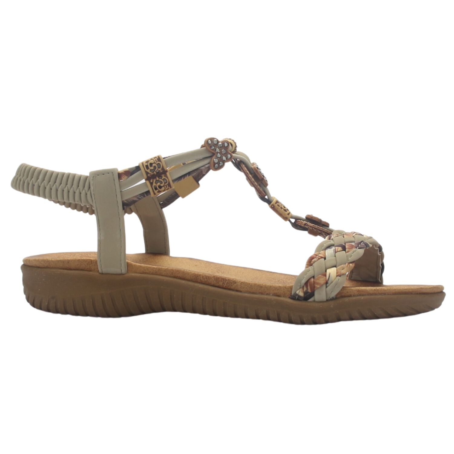 Sandalia Mujer Casual Taupe Chalada Clara-11 image number 0.0