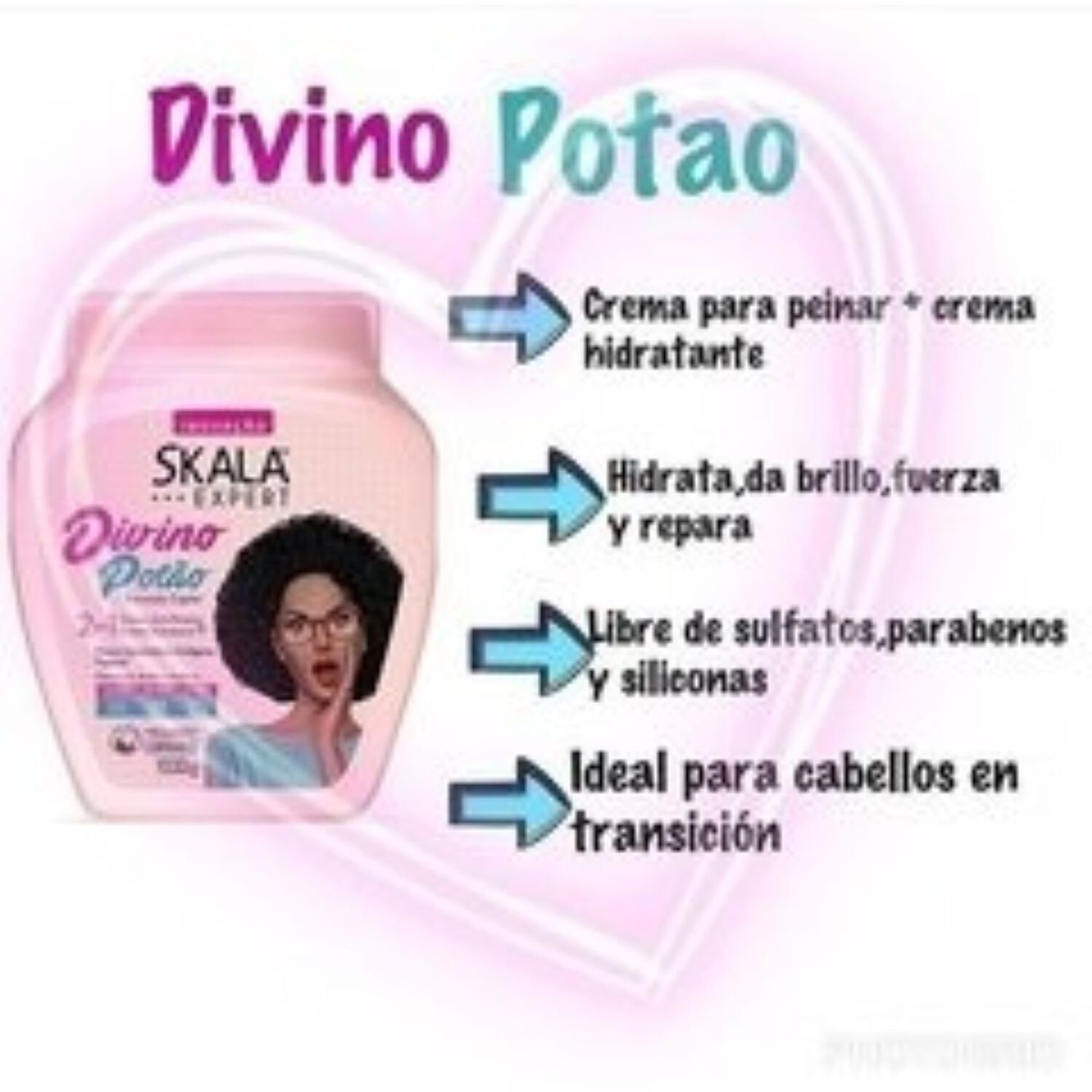 Mascara Divino Potao 2en1 1kg Skala Expert Crespo Divino image number 5.0