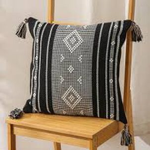 Set De 2 Cojines Kilim Con Borlas