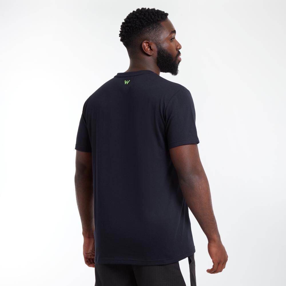 Polera Deportiva Manga Corta Cuello Redondo Hombre Weltand image number 3.0