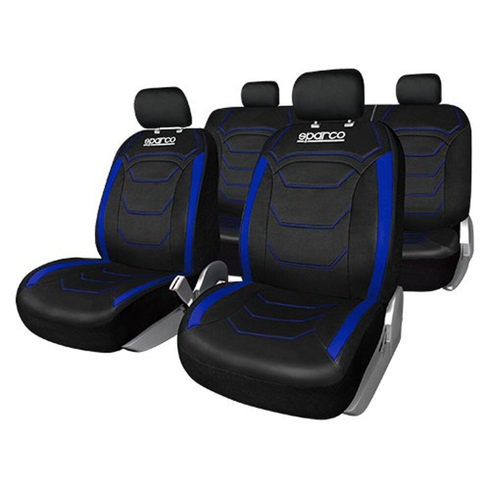 Fundas Cubreasiento Sparco Universal Negro Poliester 406- Sp image number 0.0