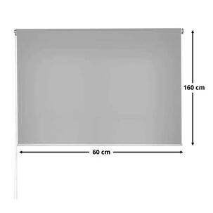 Cortina Roller Rustica Deluxe 60x160 Cm Gris
