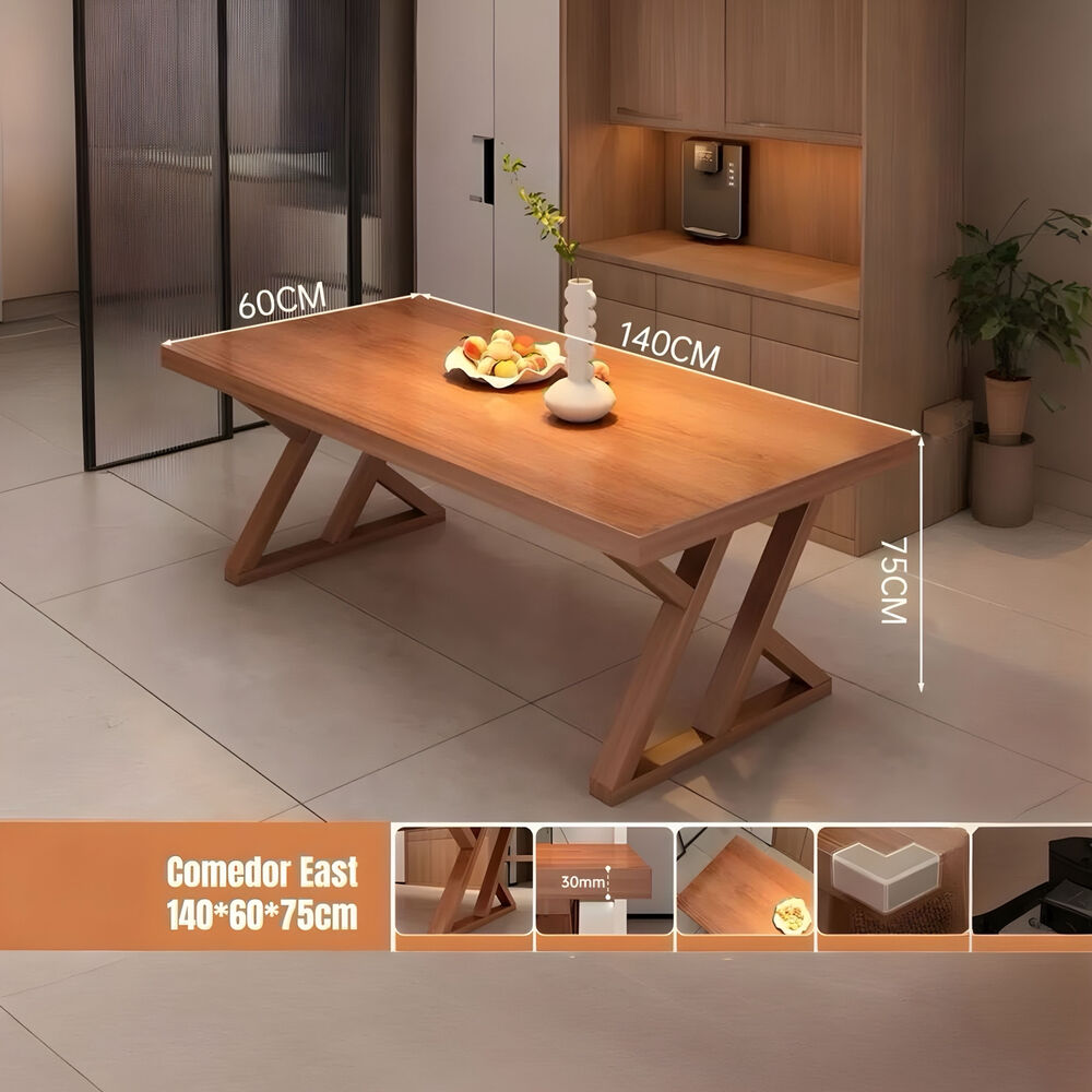 Comedor De Madera 140x60x75cm &Uacute;ltra Elegante Lubabycas image number 6.0