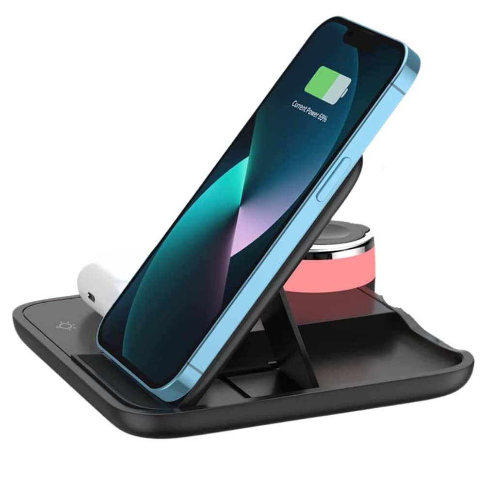 Cargador Inalambrico Universal Para Tel&eacute;fono Reloj Airpods image number 2.0