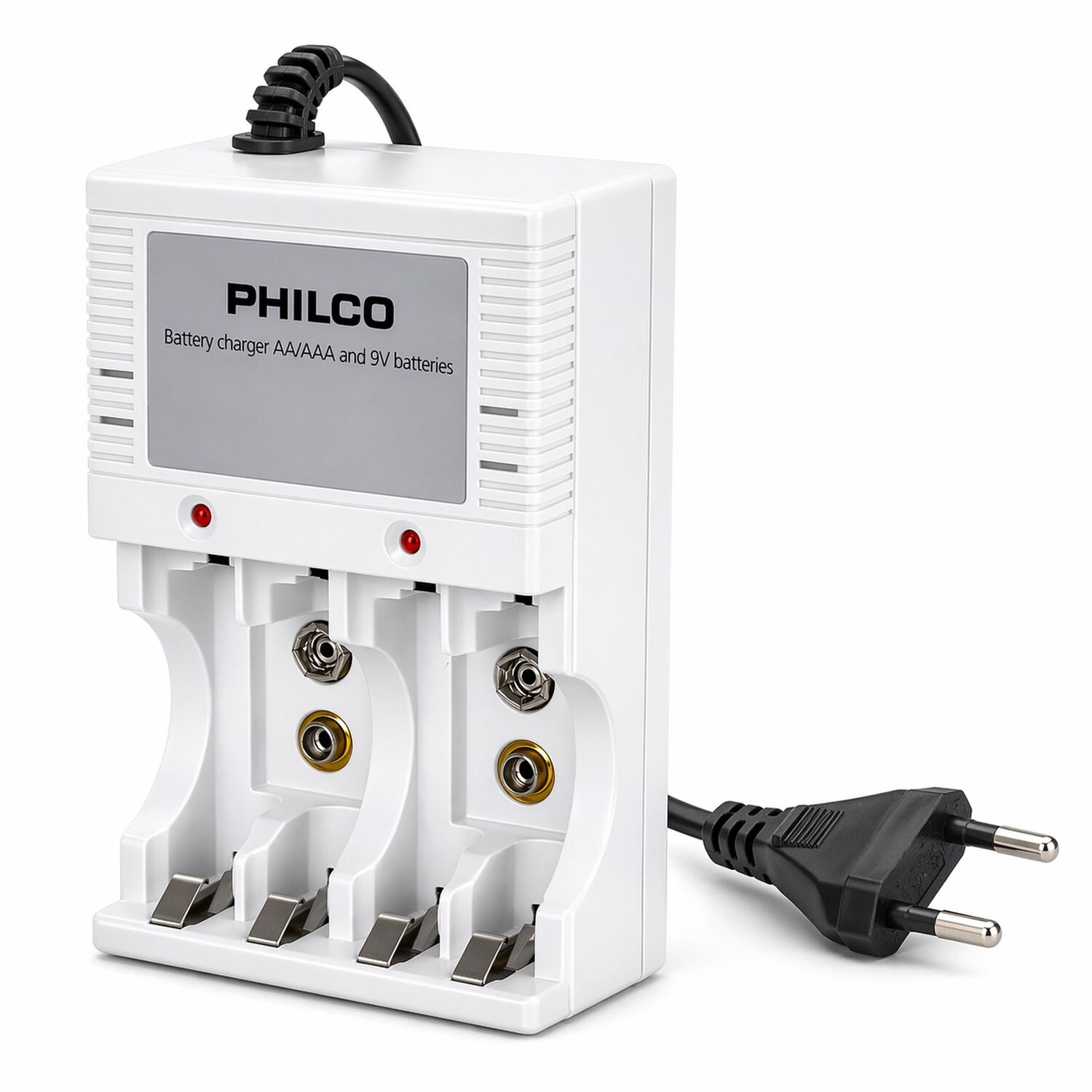 Cargador De Pilas + 4 Pilas Aa 2700 Mah Pre Cargadas Philco image number 1.0