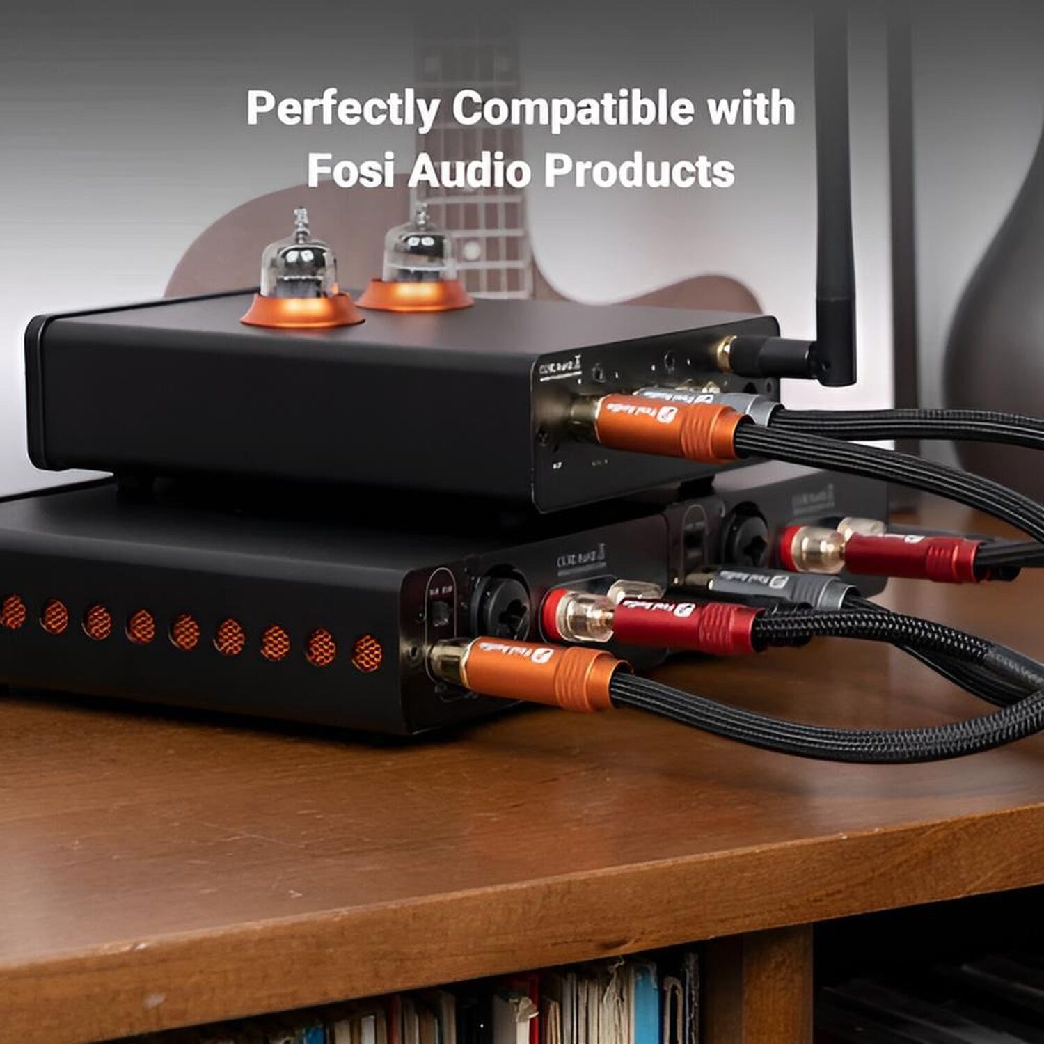 Par De Cables Rca 30cm Para Sistemas De Audio Fosi Audio image number 3.0