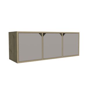 Librero 3 Puertas Fm-019c - Café Claro