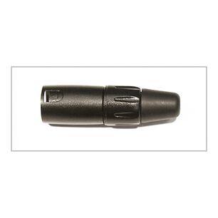 Conector Micr&oacute;fono Macho Negro X-3215 (2 Unidades)
