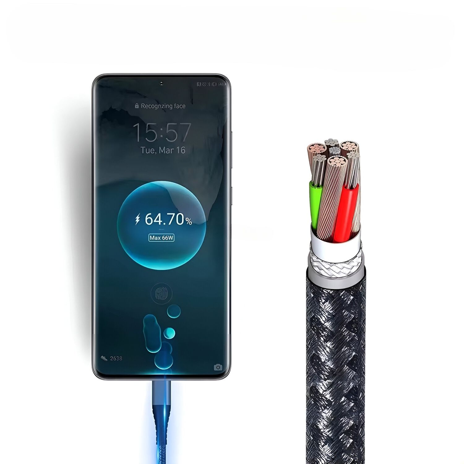 Cable De Datos Usb-c A Usb-c 2.5 Mt Premium Pd 60w image number 4.0