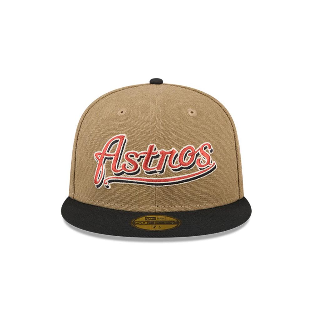 Gorro 59fifty Mlb Houston Astros Canvas Crown Med Beige image number 2.0