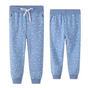 Pantal&oacute;n Buzo Ni&ntilde;a 100% Algod&oacute;n Azul