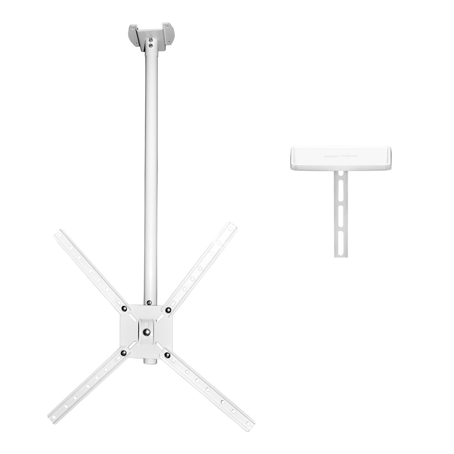 Soporte De Techo Para Tv 10" A 60" + Deco - Blanco Sbrp150b - Brasforma image number 3.0