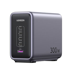 Super Cargador Para Escritorio 300w 1 Usb-a + 4 Usb-c Ugreen Cd333