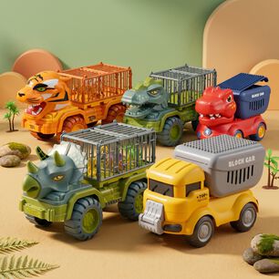 Cami&oacute;n Juguete Dinosaurio Con Bloques Did&aacute;cticos Para Ni&ntilde;os