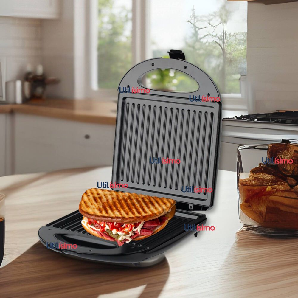 Sandwichera Eléctrica Tipo Grill Tostador Y Plancha Raf image number 0.0