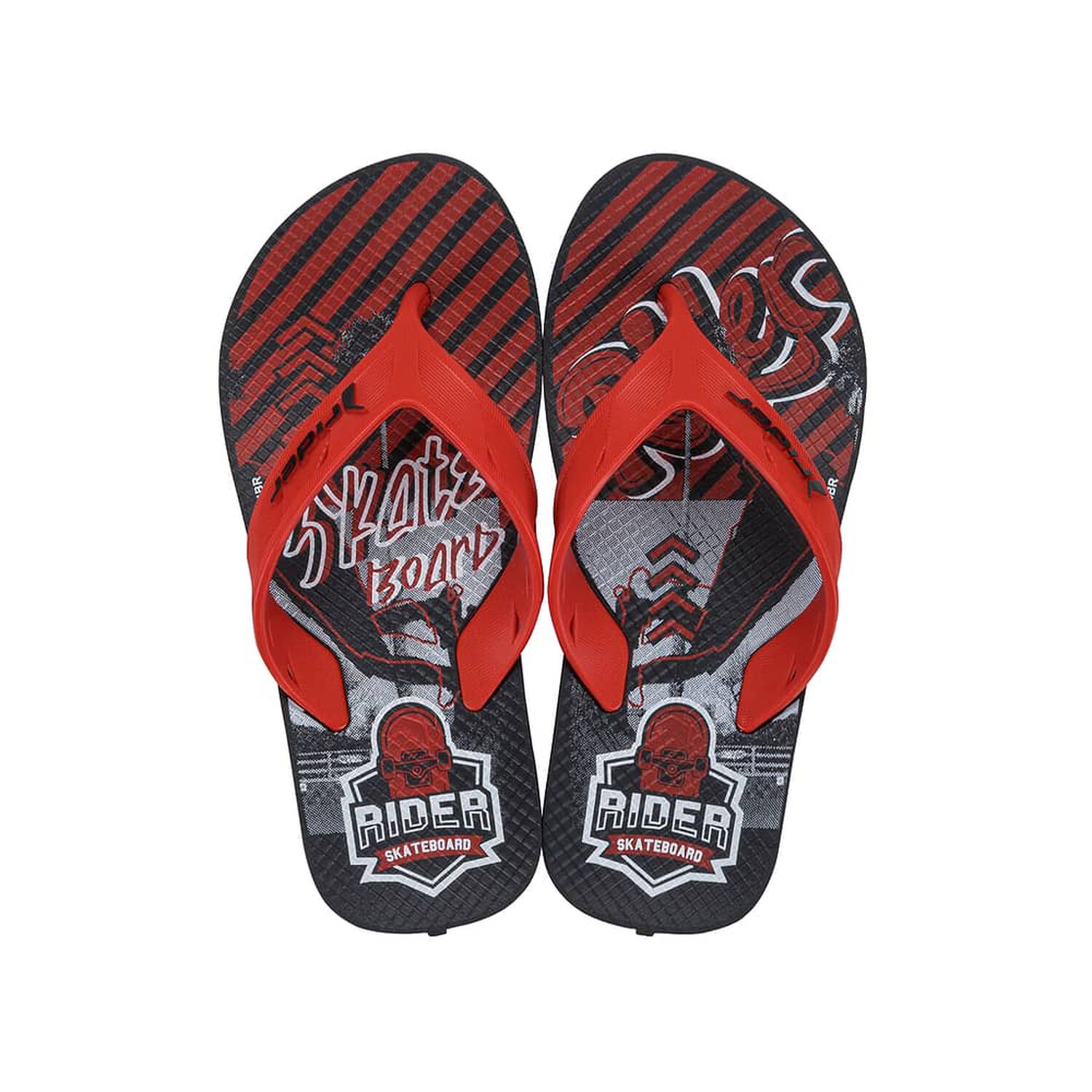 Sandalia Ni&ntilde;o Negro/rojo Street Joy Rider image number 1.0