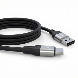 Cable Magn&eacute;tico 60w Usb A Usb C Maxell 1.2 Metros Carga R&aacute;pida Negro