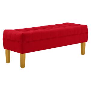 Banqueta Wood 2c Felpa 01 | Pata Dorada