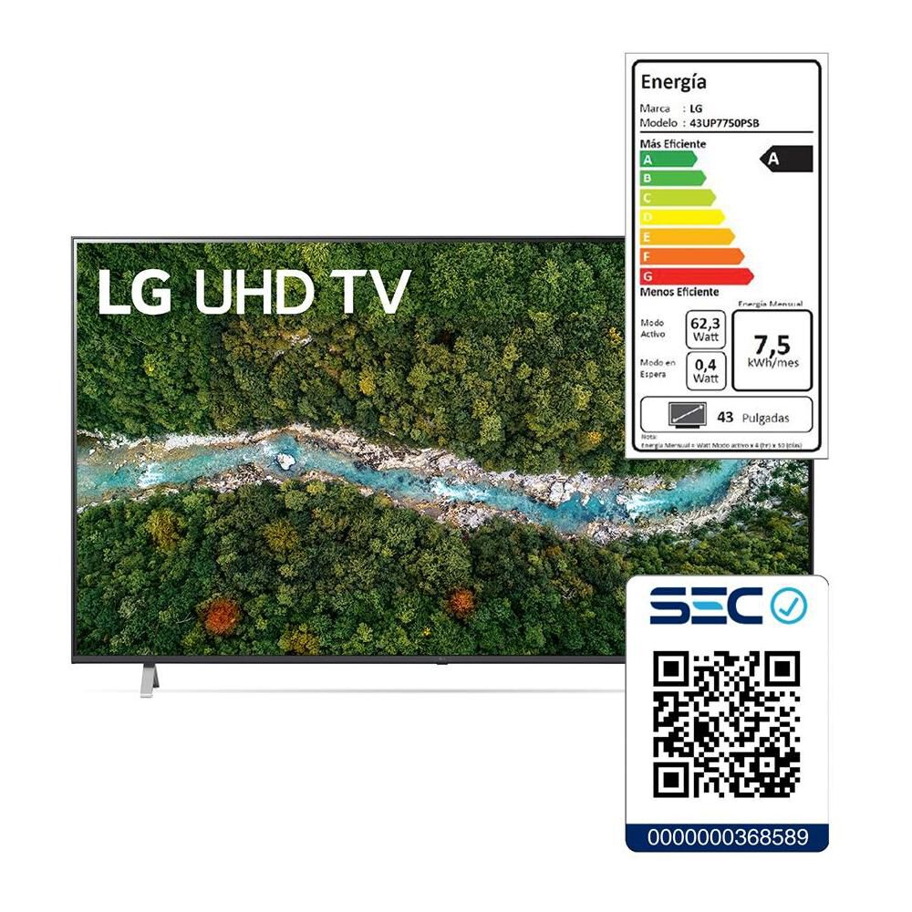 Led 43" LG 43UP7750PSB / Ultra HD 4K / Smart TV image number 7.0
