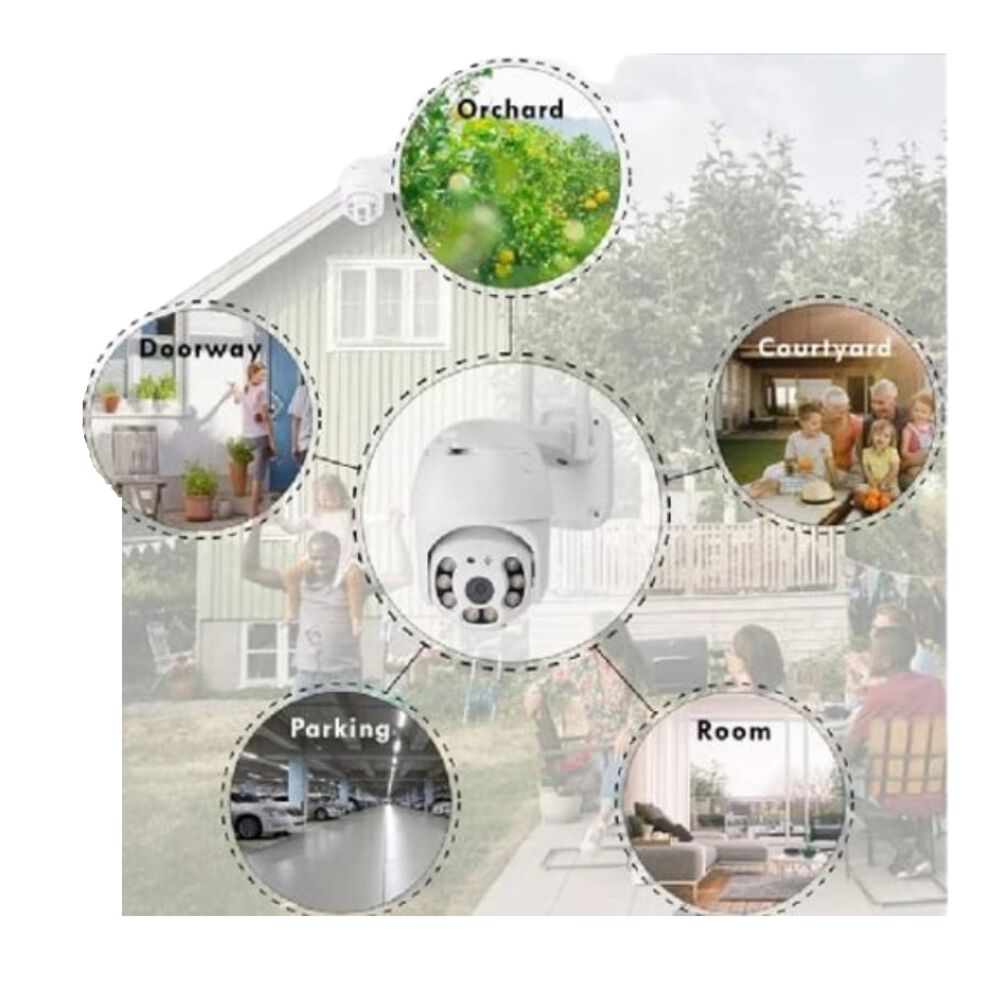 Camara Inteligente 360 Wifi-alarma-audio-voz -fhd Vision Nocturna image number 3.0