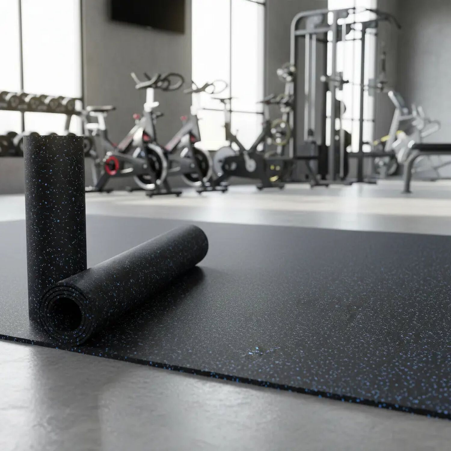 Piso De Caucho En Rollo Gimnasio Profesional 10mx1mx2mm image number 8.0