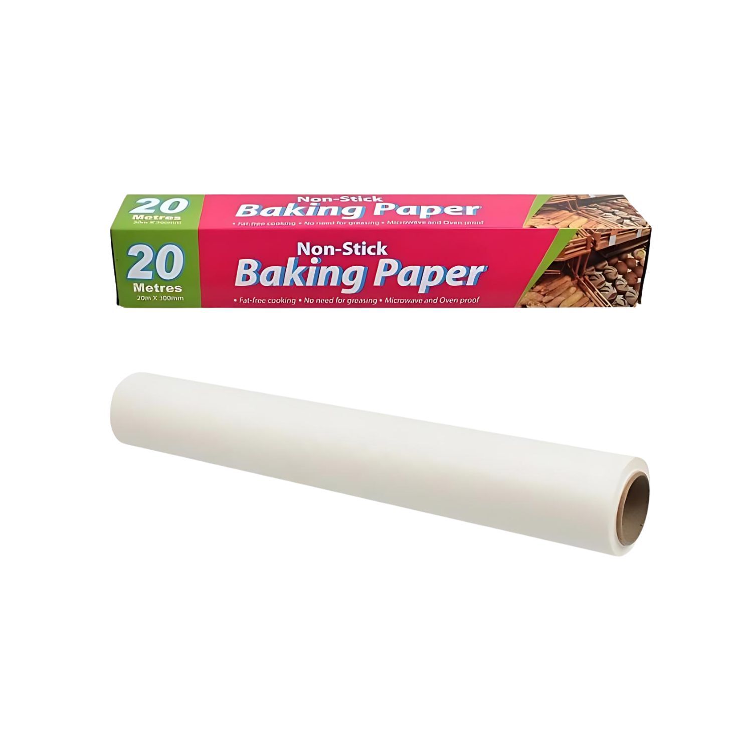 Rollo Papel Mantequilla 20mts X 30cm Uso Cocina Reposter&iacute;a image number 2.0