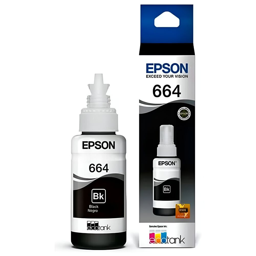 Tinta Epson 664 Original Negra 70ml Premium Edition image number 1.0