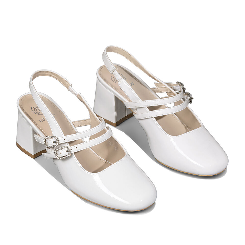 Zapato Taco Talón Descubierto Elegante Mujer Weide Yl053 image number 5.0