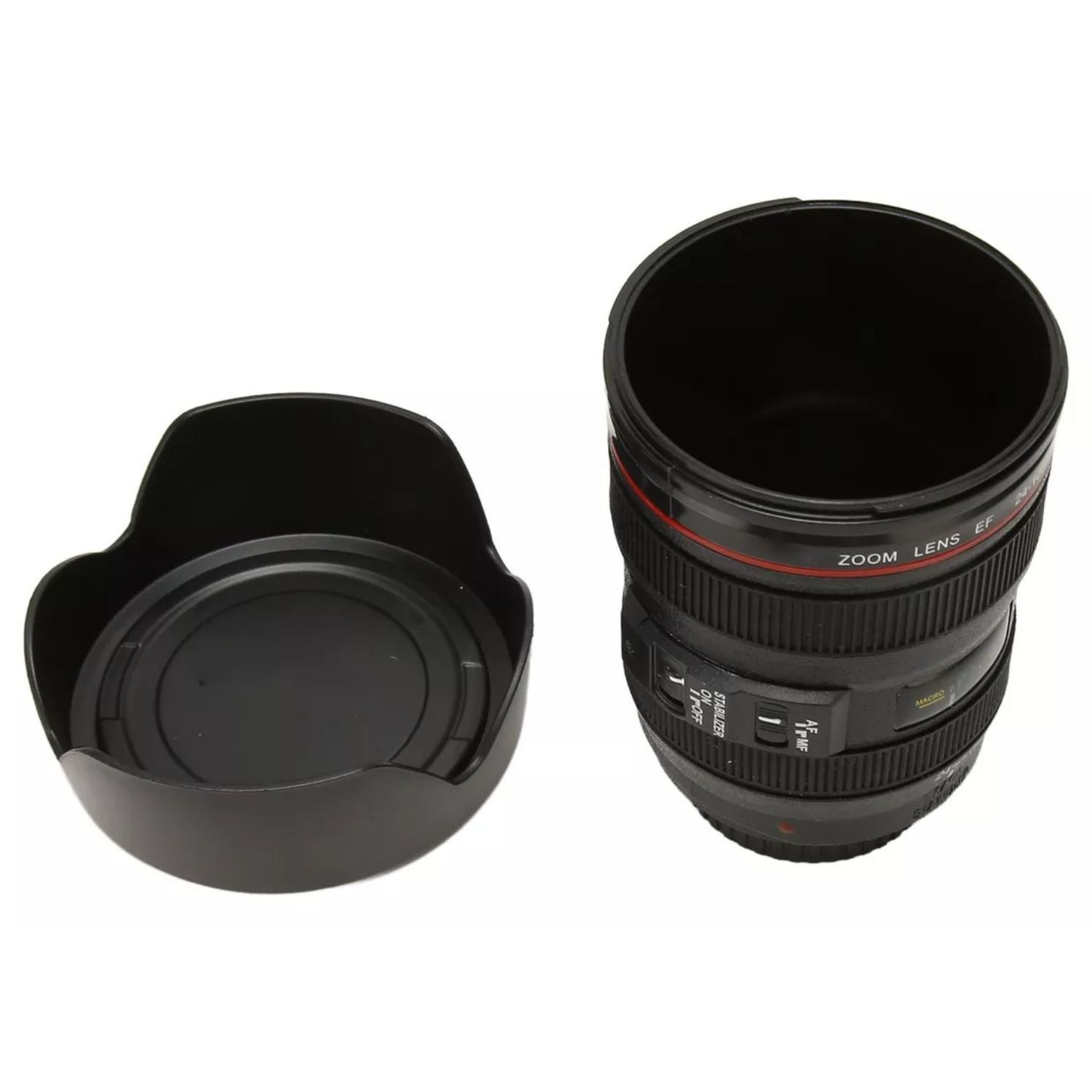 Tazon Mug 350ml Lente Camara Para Bebidas Calientes Con Tapa image number 3.0