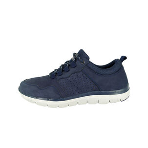 Zapato De Cuero Casual Munia Azul London Adixt