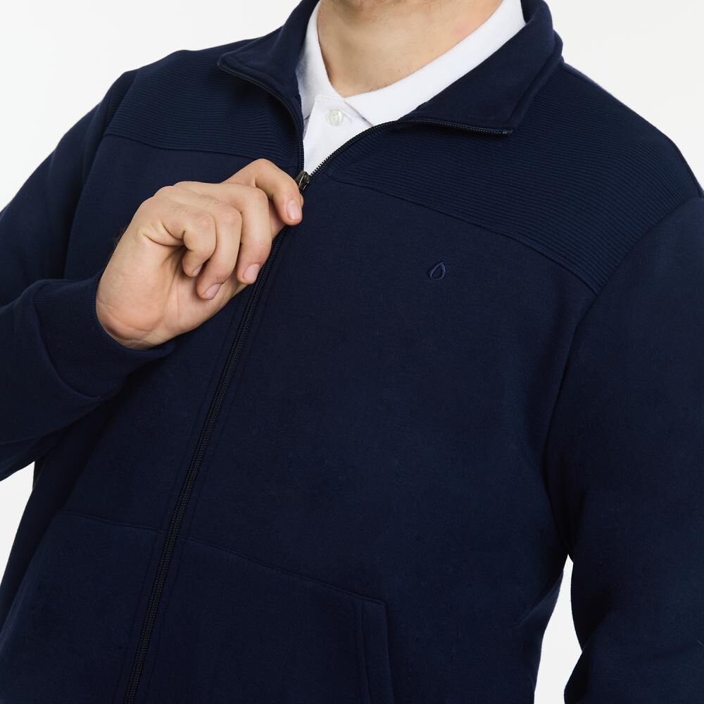 Polerón Liso Regular Cuello Alto Hombre Herald image number 4.0