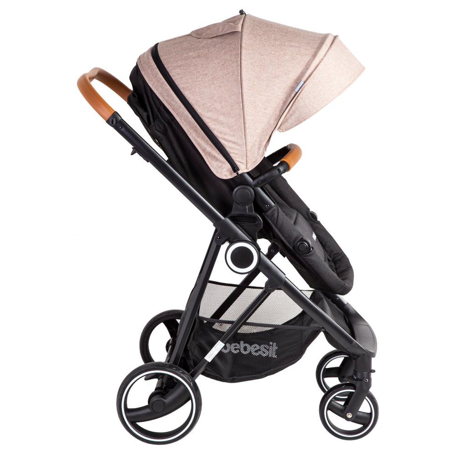 Coche Cuna Travel System Bebesit Cosmos Beige image number 2.0