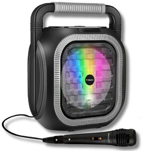  Parlante Karaoke Rgb Bluetooth + Microfono + Radio Fm 765gr