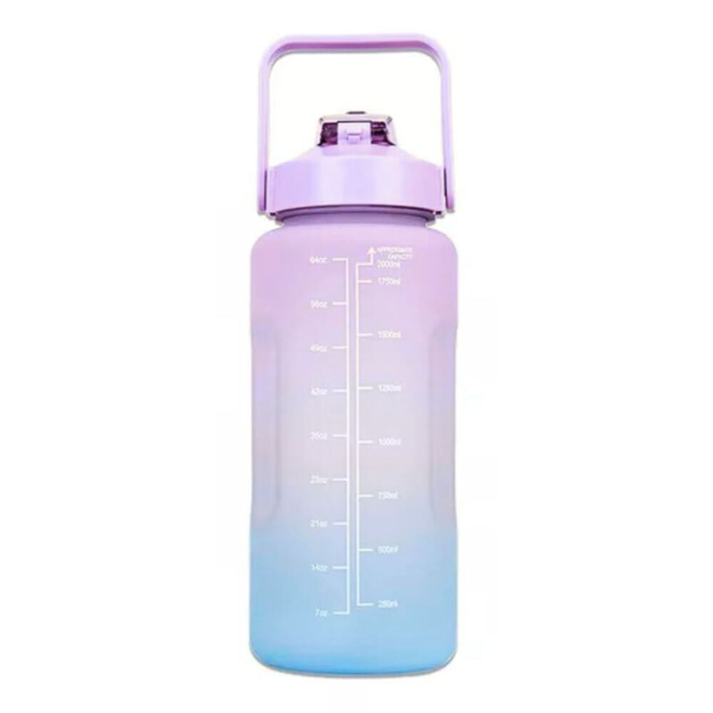 Pack 2 Botellas Agua Motivacionales De 2 Litros Y 900 Ml image number 1.0