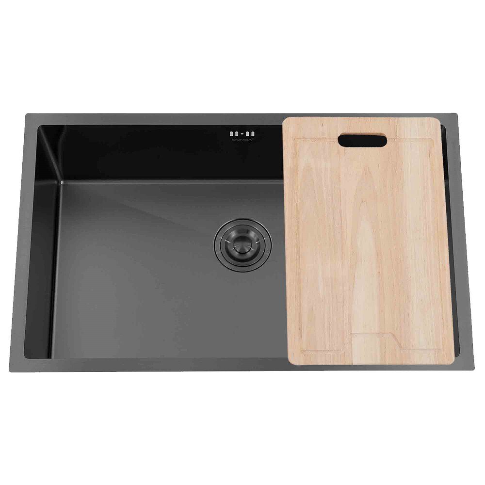 Lavaplatos Deluxe Bajo Cubierta Domsa Mds8050b-black 80x50x21cm (incluye Accesorios) image number 1.0