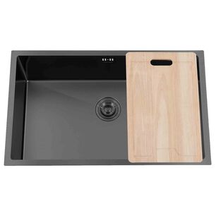 Lavaplatos Deluxe Bajo Cubierta Domsa Mds8050b-black 80x50x21cm (incluye Accesorios)