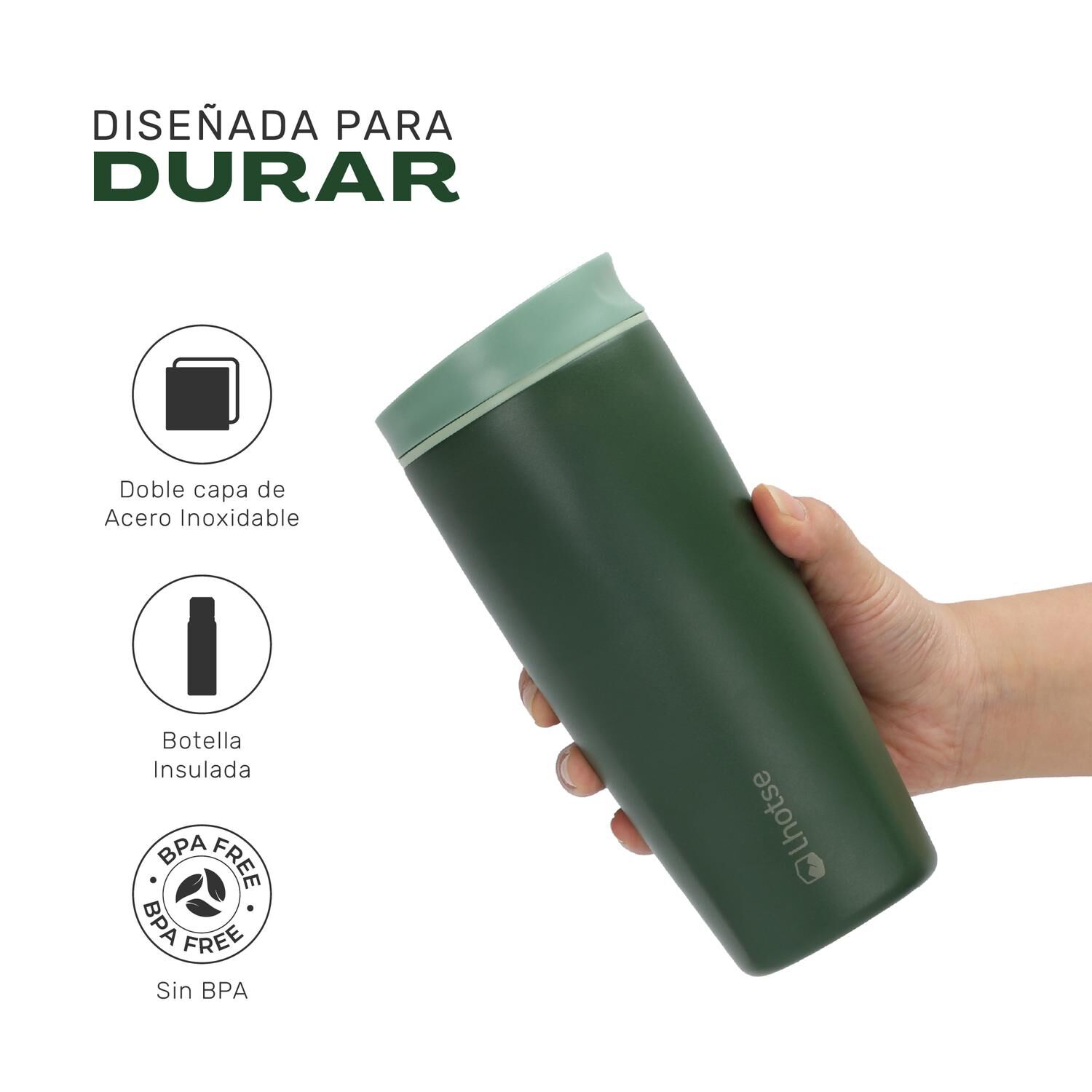 Vaso Mug T&eacute;rmico Agua Caf&eacute; Acero Inox Termicup 590 Ml Lhotse image number 2.0