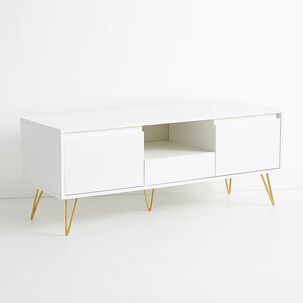 Rack De Tv O Buffet Con Cajones Simply White Rack De Tv O Buffet Con Cajones Simply White