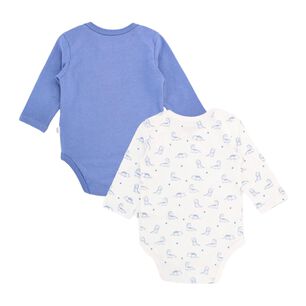 Body Ni&ntilde;o Bubblegummers Carrino X2 Azul Y Blanco